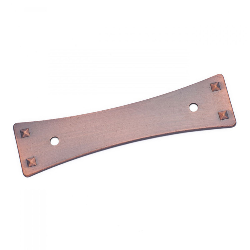Plaque arrière à poignée rectangulaire BP Series, Cuivre vieilli