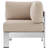 Shore 7-piece Aluminum Outdoor Patio Sectional Sofa Set-23593003