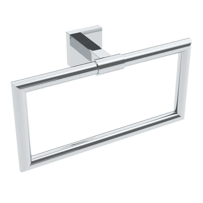 Heat Wall-Mounted Towel Ring - Chrome, Premium Brass Construction, Installation Hardware Included, Chrome