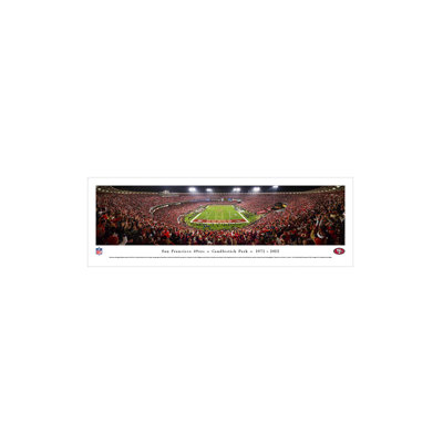 NFL San Francisco 49ers at Candlestick Park Panoramic Photographic Print on Paper