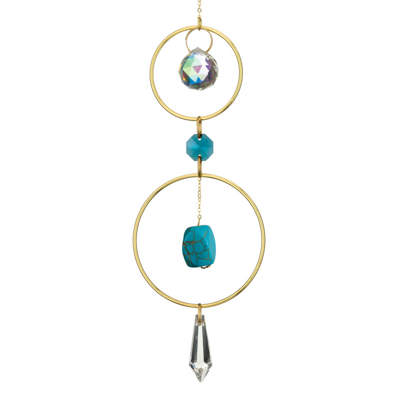 Ornement de guérison - turquoise, Turquoise