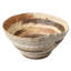Textile Porcelain Bowl, Brown