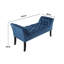 Lutsen Velvet Upholstered Bench-1969537473