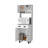 White 1-Drawer Kitchen Pantry-664435700