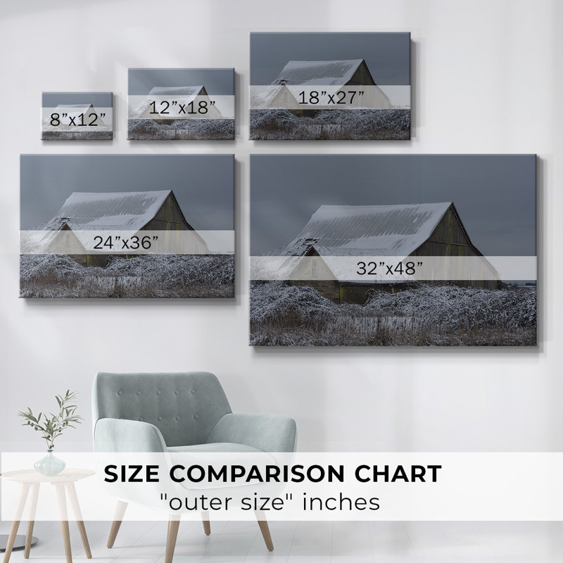 Toile tendue Winter Barn-Gallery, H 18 po x l 27 po