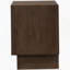 Table de chevet 2 tiroirs brun chaud
