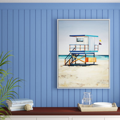 « lifeguard on duty i », peinture sur toile