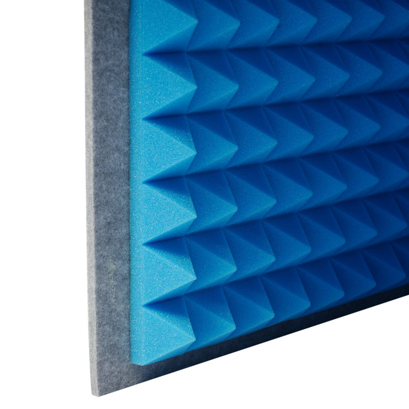 Housse de bureau 23,6 po insonorisée, Bleu/gris