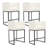 Upholstered Counter Height Stool with Metal Frame (Set of 4)-1541995563-1541995557