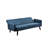 Space-Saving Convertible Sofa Bed with Built-In Table