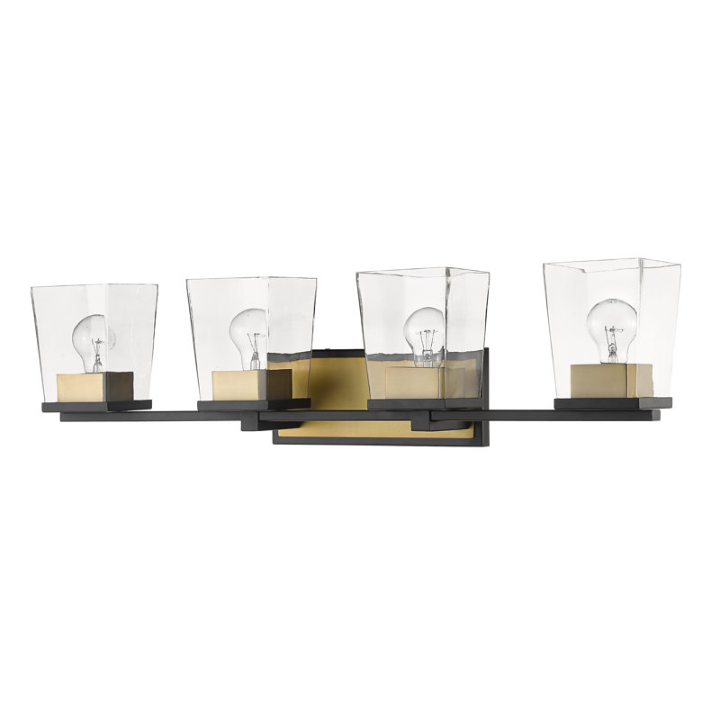 Braydon 4 - Light Dimmable Vanity Light, Olde Brass