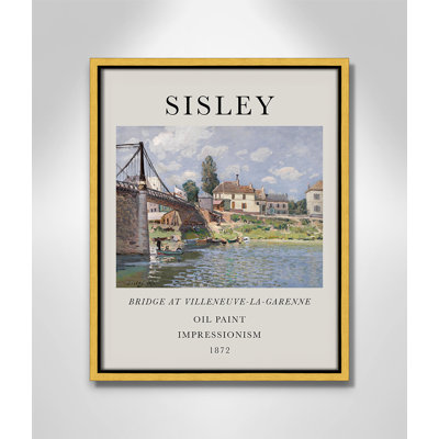 Old Masters Collection "The Bridge at Villeneuve" Print