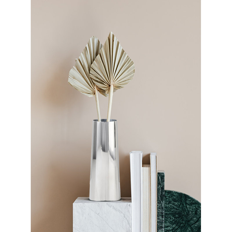 Vase de table Weslynn, H 6 po x l 2,25 po x P 2,25 po, Argent
