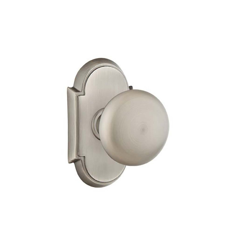 Passage Providence Knob with # 8 Rose, Antique Nickel