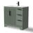 36" Mid-century Modern Single Bathroom Vanity Set With Resin Sink Top, Faucet, Assembly Required-918229368-918229370