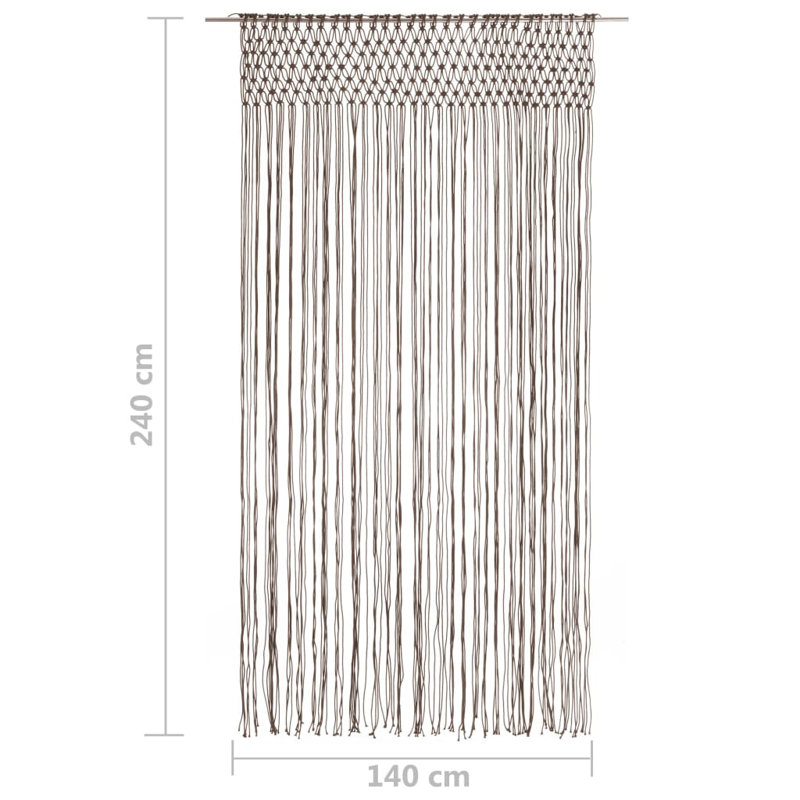 LaSalle Sheer Curtain Single Panel, Taupe