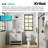 Elie Metal Accent Shelf with Towel Bar-73196571