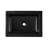 Voltaire Ceramic Rectangle Vessel Sink, Matte Black-55039693