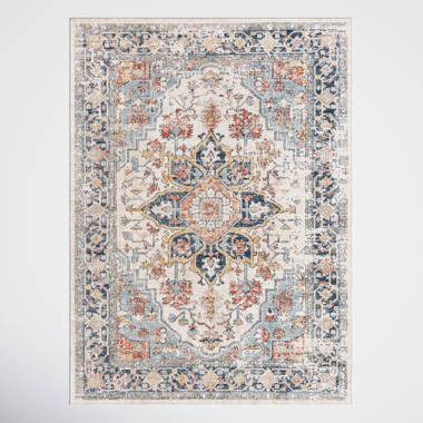 Lolita Faded Machine Washable Indoor/Outdoor Area Rug Bungalow Rose Rug Size: Rectangle 7'5 x 9'6