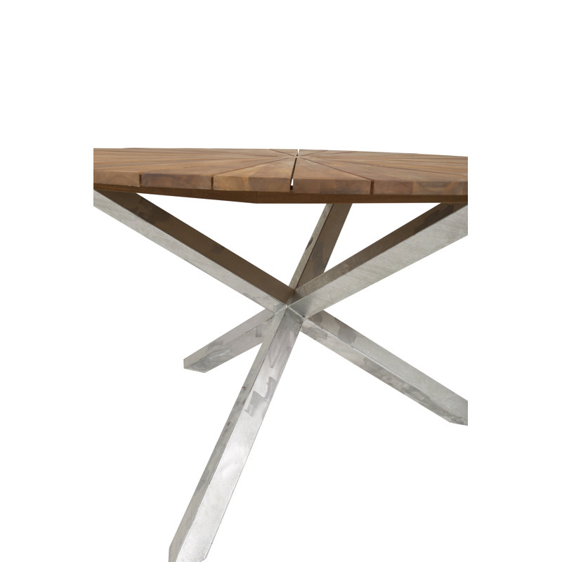 Hakon Round Outdoor Dining Table , 140cm cm W 140cm cm D