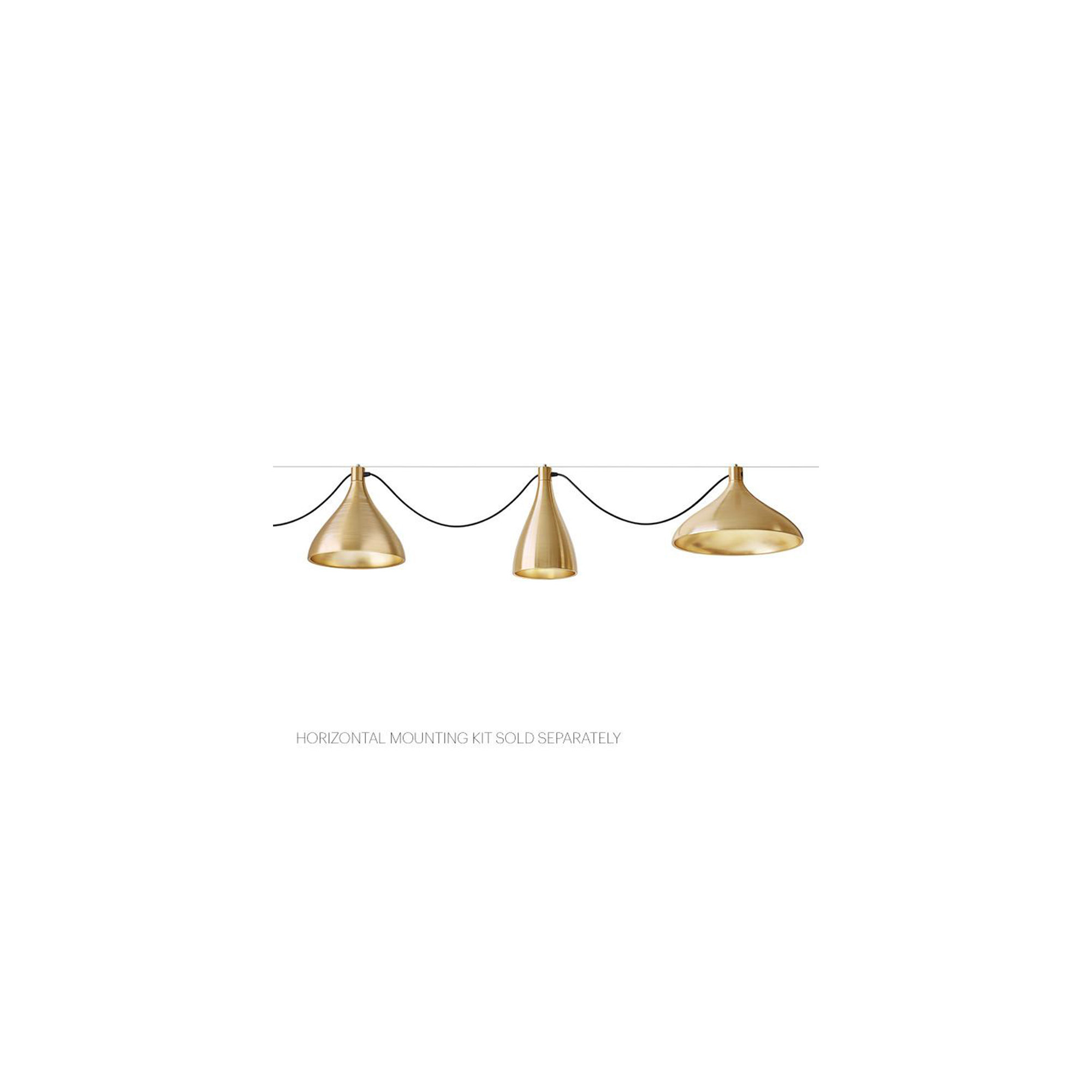 Swell String Mix, 140" H x 110" W x 24" D, Brass