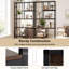 180cm H x 90cm W Metal Etagere Bookcase