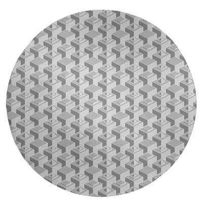 Chenille Geometric Indoor Rug