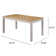 Cortavious Pine Solid Wood Dining Table