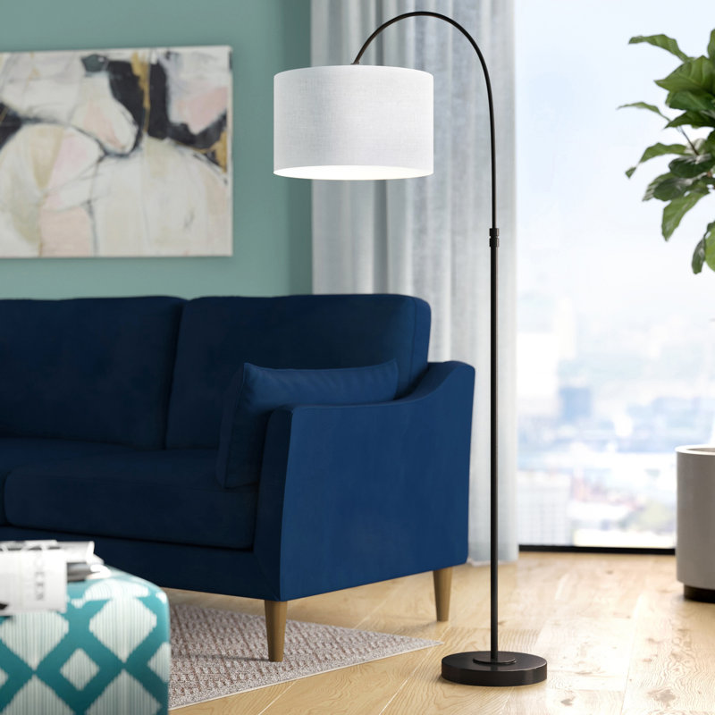 Layden 63.5'' Arched Floor Lamp, Oiled Bronze