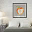 Splash of Apple - reproduction d'art encadrée sur papier-1085763499