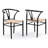Chanpreet Paper Rope Metal Armchair-424064392