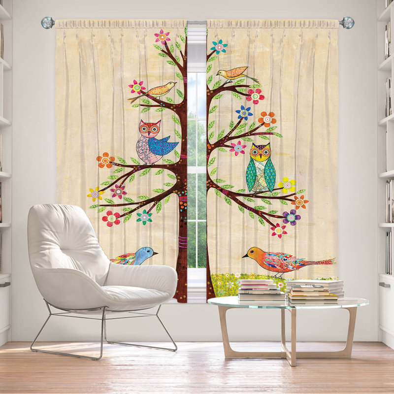 Paire de rideaux obscurcissant en polyester Yawen, L 40 po x L 82 po