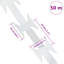 VidaXL Silver Galvanised Steel Hardware