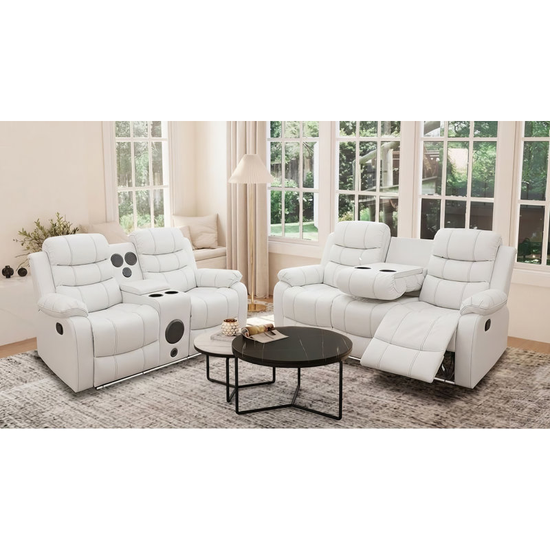 Ensemble inclinable blanc 2 pièces Mariam, Blanc