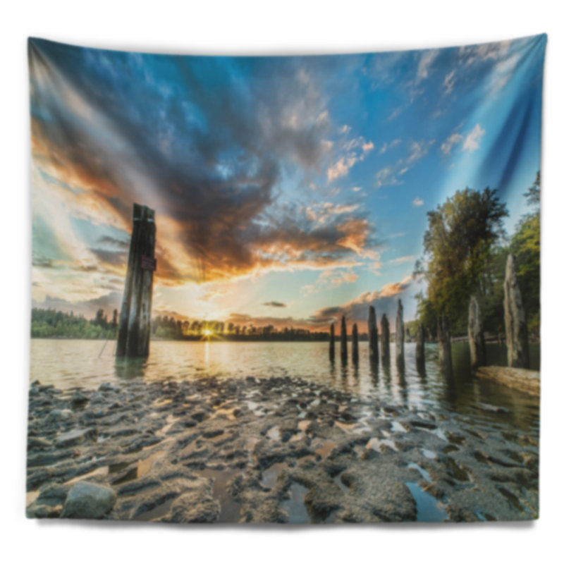 Polyester Tapestry, 78" H x 92" W