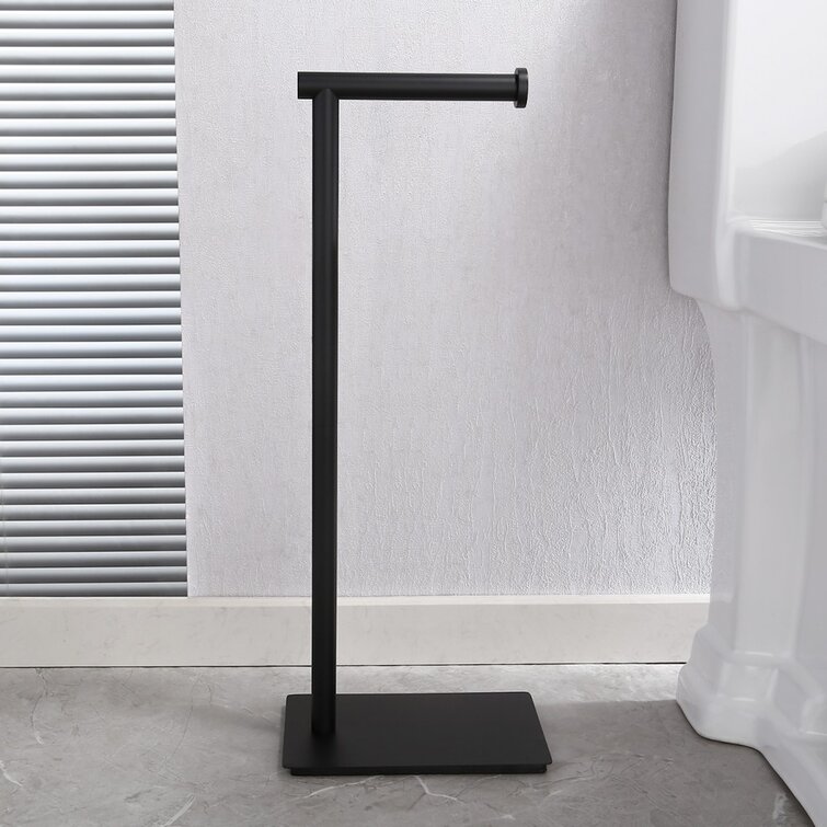 New Novelty Toilet Roll Holder Free Standing Black Sheep Bathroom