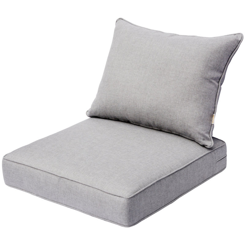 Outdoor 5.7'' Seat/Back Cushion, Light Gray