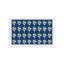 Plateau décoratif rectangulaire en acrylique bleu pour décorations de Noël-1350313410