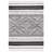 Striped Kilim Flat Weave Cotton Geometric Rug-627142427