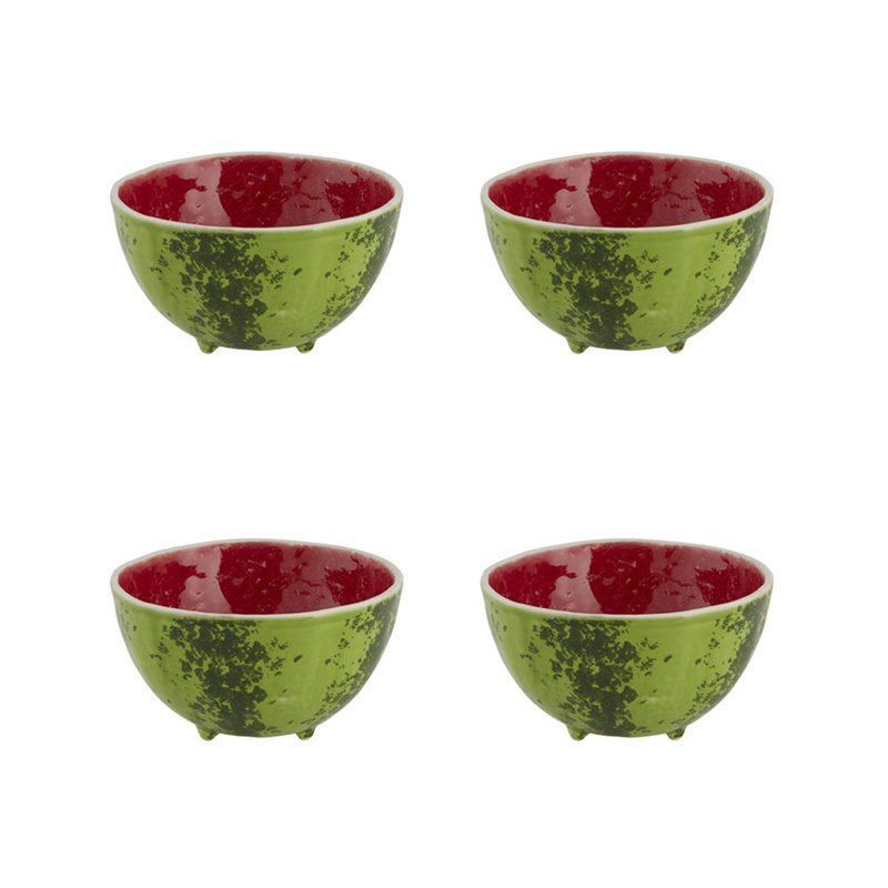 Watermelon Earthenware Salad Bowl