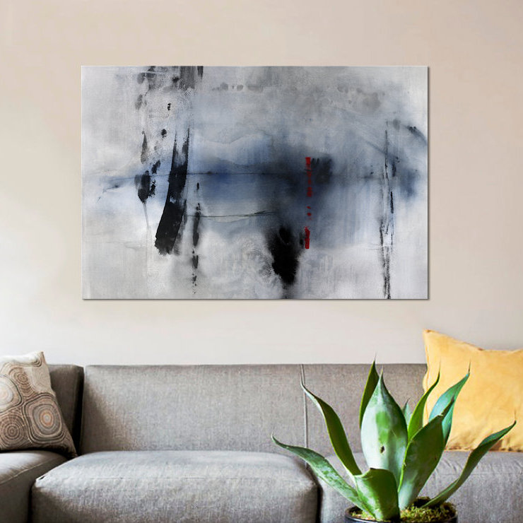 «Echelon I», impression sur toile, H 26 po x l 40 po x P 1,5 po, Toile tendue, Pas de tapis
