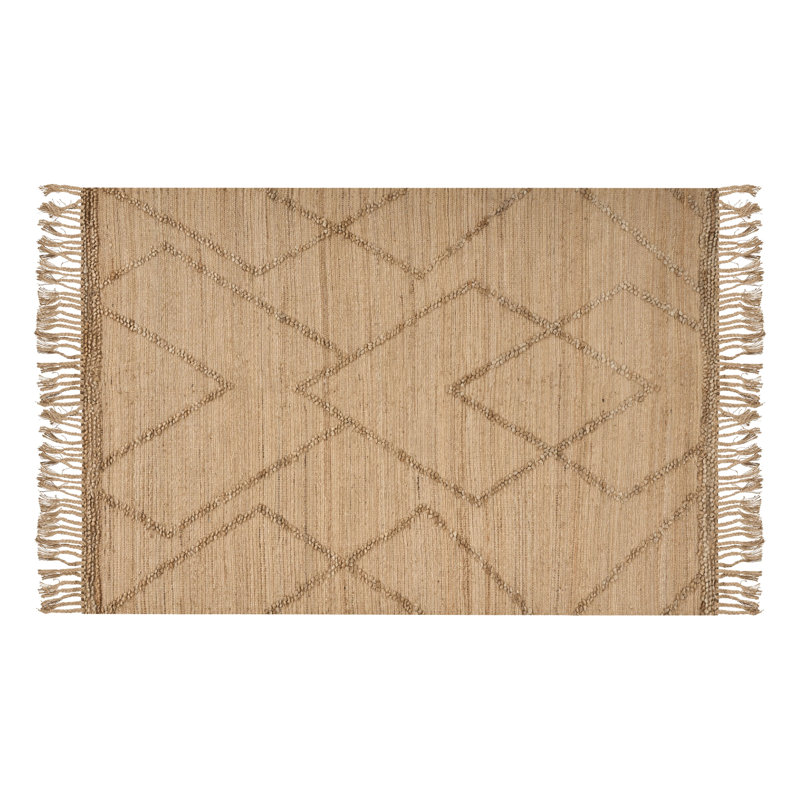 Isenbert Geometric Hand Woven Area Rug, Rectangle 160 x 230cm