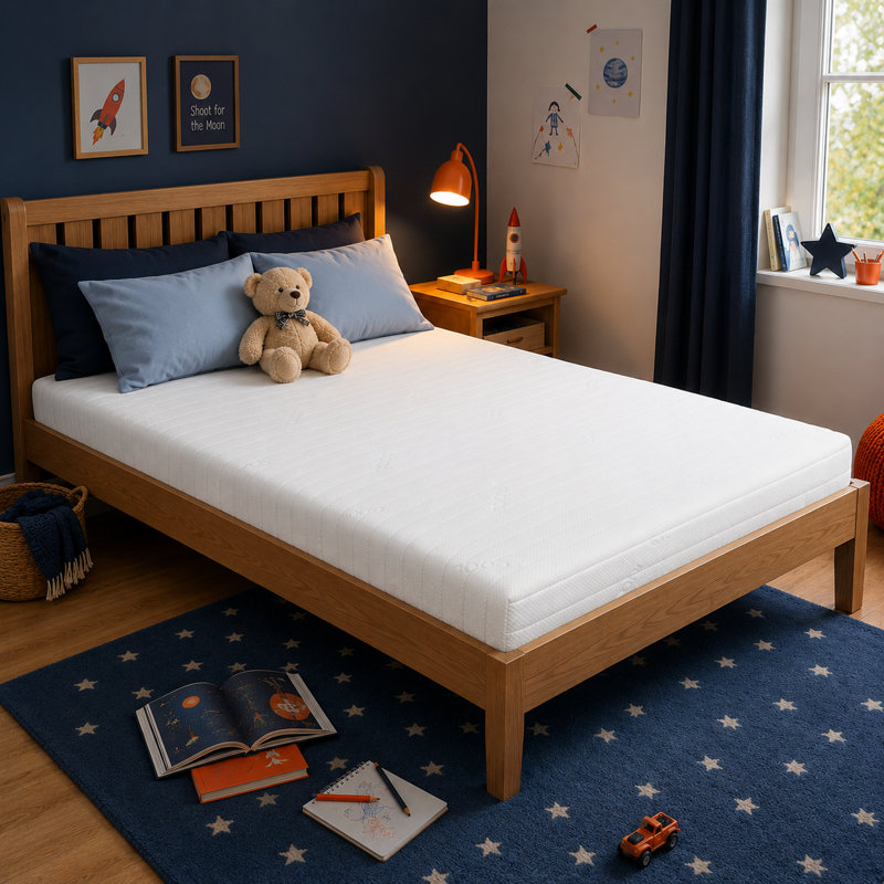 Thrive Kids Medium 15cm Pocket Sprung Mattress, Small Double (4')