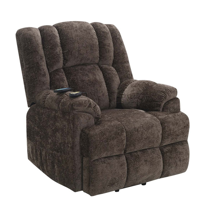Fauteuil inclinable électrique Pacay avec lève-personne, chauffage et massage
