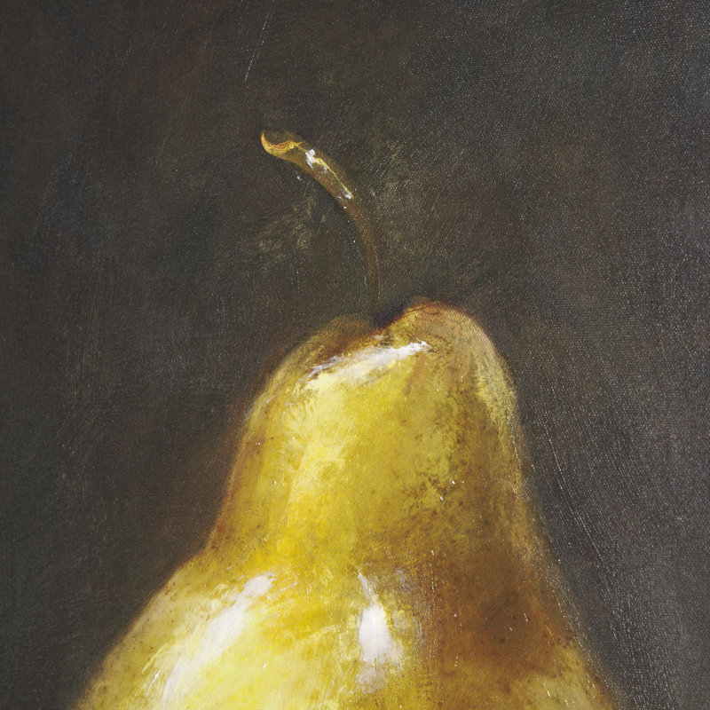 Toile texturée «Lonely Pear a Hand», Lonely Pear, 50.0L x 3.0W x 40.0H