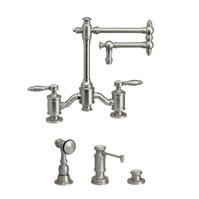 Towson Bridge Faucet - 12" Articulated Spout