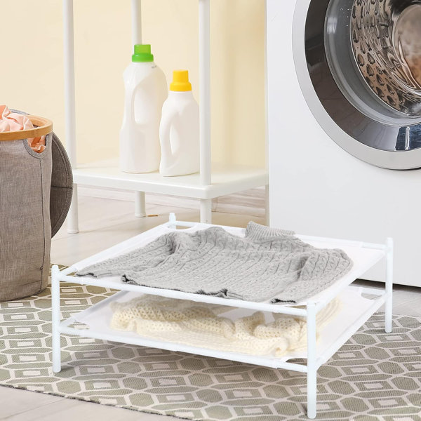 Rebrilliant Sweater Drying Rack, Mesh Clothes Drying Rack, Stackable ...