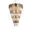 Lustre en cristal doré 4 niveaux Transitional-31940859