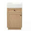 Meuble-lavabo 18,5 po avec lavabo réversible en résine