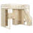 Full Modern Loft Bed With Lighted Vanity Desk, Storage Stairs, Cabinet And Armoire-973061577